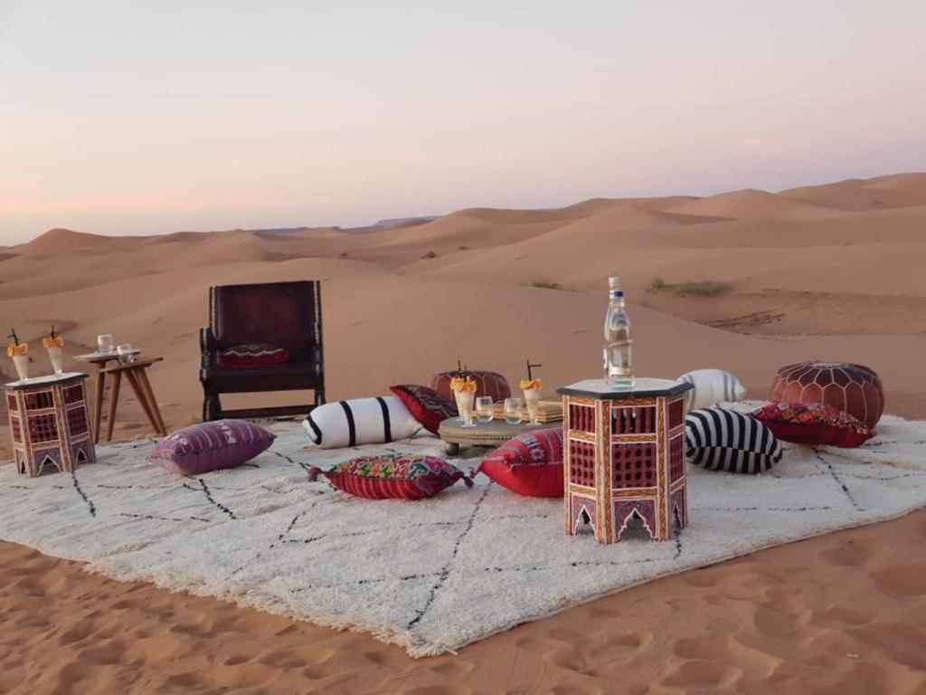 Hotel Lemnaouar Erg Camp Merzouga Exterior foto
